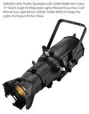 Holofotes de perfil LEKO LED 250W RGBW 4 em 1 cor ângulo de feixe 17° comprar usado  Enviando para Brazil