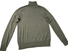 Suéter masculino Ralph Lauren etiqueta roxa 100% cashmere verde gola alta P $1095 comprar usado  Enviando para Brazil
