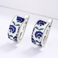 Flower blue enamel for sale  Pompano Beach