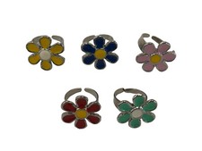 Anelli regolabili fiore usato  Vercelli
