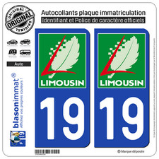 Stickers autocollant plaque d'occasion  Balaruc-les-Bains