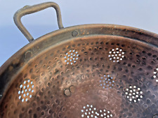 Colander copper brass for sale  LEICESTER