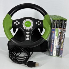 Volante Naki Xbox Original Plus 4x jogos de corrida em bom estado funciona comprar usado  Enviando para Brazil