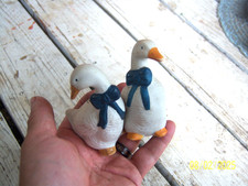 Pair ceramic geese for sale  Browning