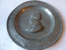 Ancien plat étain d'occasion  Seyssel