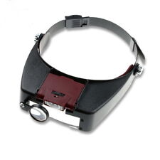 Capacete Óculos De Aumento Lupa Lupa Microscópio Iluminação Led Loba Ler comprar usado  Enviando para Brazil