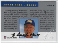 Chuck knox rams for sale  Marlton