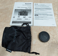 Panasonic Lumix DMC-GH2 GH2H GH2K instruções operacionais com tampa de lente bolsa de lente, usado comprar usado  Enviando para Brazil