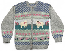 Vintage sheep cardigan for sale  Forest Falls