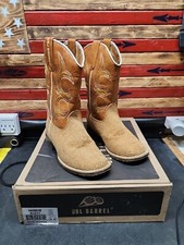 Botas de caubói DBL Barrel Rhett crianças tamanho 1.5 marrom aparência camurça flocada comprar usado  Enviando para Brazil
