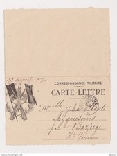Carte lettre franchise d'occasion  Sathonay-Camp