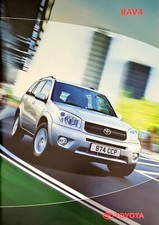 Toyota rav4 brochure for sale  BIGGLESWADE