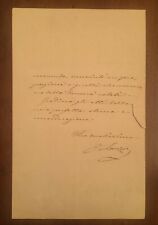 Lettera firmata giovanni usato  Milano