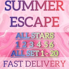 SUMMER_ESCAPE_MONO_POLY_MO_-GO 1_2_3_4_5_6_STARS_STICKERS ⚡️ENTREGA INSTANTÂNEA ⚡️! comprar usado  Enviando para Brazil