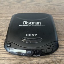 Sony Discman D-140 Mega Bass CD player compacto testado funcionando baterias necessárias comprar usado  Enviando para Brazil