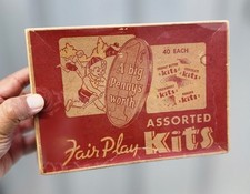 Vintage década de 1950 (?) Kits sortidos Fair Play caixa de doces RARA comprar usado  Enviando para Brazil