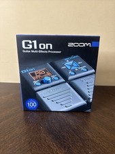 Pedal de efeitos de guitarra Zoom G1on multi efeitos bateria máquina looper stomp box comprar usado  Enviando para Brazil