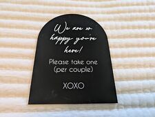 Wedding favor sign for sale  Lansdale
