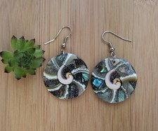 Hrringe spirale abalone gebraucht kaufen  Zell