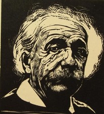 Albert einstein portrait for sale  UK