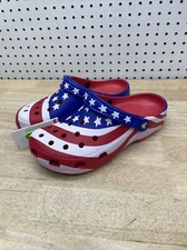 Tamanco Crocs clássico bandeira americana 205974-90H tamanhos unissex tema EUA comprar usado  Enviando para Brazil