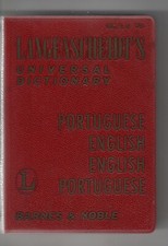 Langenscheidt's Universal Dictionary Portuguese English Barnes & Noble 1967 Book comprar usado  Enviando para Brazil
