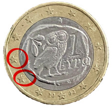 Moneta euro grecia usato  Massa Lubrense