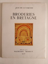 Broderies bretagne jean d'occasion  Cluny