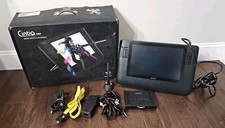 Tablet Wacom Cintiq 12WX tela interativa caneta DTZ-1200W testado funcionando!  comprar usado  Enviando para Brazil