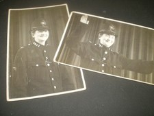 2 cartões postais de estúdio fotográfico real moda fantasia policial feminina história social comprar usado  Enviando para Brazil