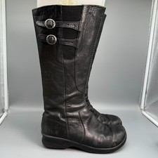 Botas de Equitação KEEN Bern Baby Feminina 9 Couro Preto Fivela Zíper Lateral Joelho Alto comprar usado  Enviando para Brazil