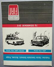 Etykieta Matchbox vintage . Polska reklama Fiat 125P. Fabryka samochodów FSO. na sprzedaż  PL