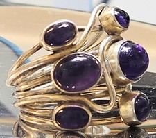 Sterling silver amethyst for sale  BATH