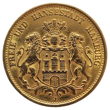 Mark 1876 goldmünze gebraucht kaufen  Hamburg