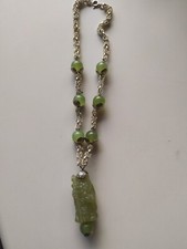 Collana vintage giada usato  Verona