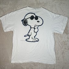 Camiseta masculina vintage Snoopy Joe legal estampa dupla face muda tamanho GG EUA SS 90s comprar usado  Enviando para Brazil