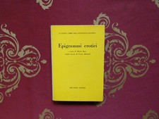 Epigrammi erotici antologia usato  Sarezzo