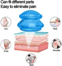 Vacuum Cupping Therapy Anti-Cellulite Kit Silicone Massage Cups Set Celluless US, usado comprar usado  Enviando para Brazil
