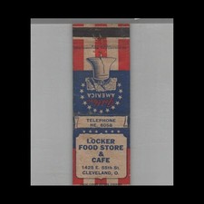 Matchbook cover patriotic for sale  Raymond