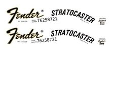 Adesivo de guitarra Fender Stratocaster cabeçote decalque logotipo toboágua 150 comprar usado  Enviando para Brazil