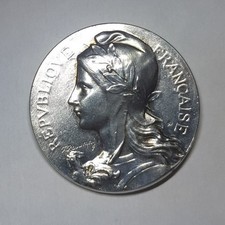 Médaille argent marianne d'occasion Médaille argent marianne d'occasion  Naintré