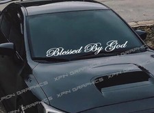 Blessed god windshield for sale  Long Beach