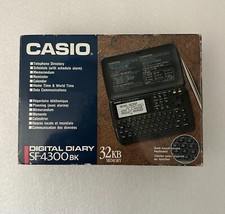 Casio 32KB Digital Diary Model No.  SF-4300BK Calculator Electronic Organiser . comprar usado  Enviando para Brazil