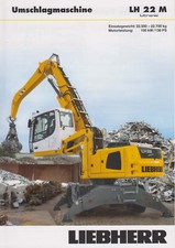 Usado, LIEBHERR Umschlagmaschine LH 22 M Hydraulic Excavator  2013 Prospekt Brochure comprar usado  Enviando para Brazil
