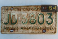 1962 michigan license for sale  Spring Lake