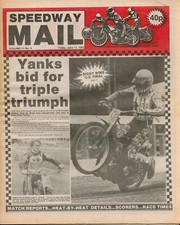 Speedway june 1983 for sale  UK