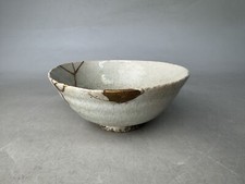Y9015 CHAWAN tigela de confeitaria kintsugi Makie reparo cerâmica antiga dinastia Yi comprar usado  Enviando para Brazil