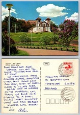 Cartão postal c19721 Igreja Santa Rita Igreja Uberaba MG Brasil 1998 selo comprar usado  Enviando para Brazil