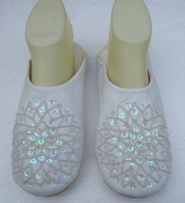 Moroccan white leather for sale  MANCHESTER