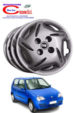 Używany, Set 4 Copricerchi Coppe Borchie Ruota 13'' per Fiat Seicento 600 na sprzedaż  Wysyłka do Poland